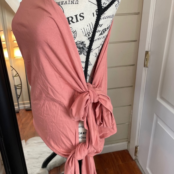Never Worn. Sexy Venus One Shoulder Tie Top. Size XL. - Picture 3 of 5